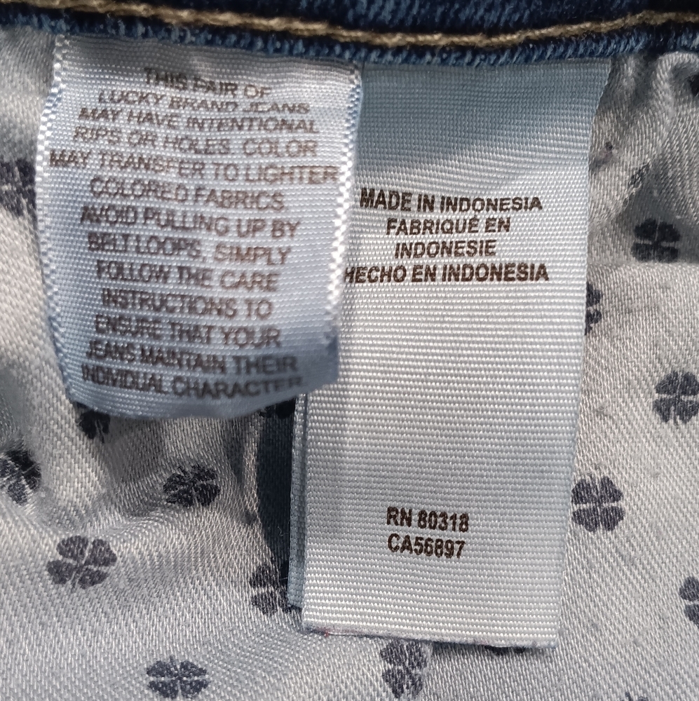 Lucky Brand Jeans Blue Women's 28x27 Size 4 / 27 Hayden Skinny Stretch Timeless - Picture 10 of 14